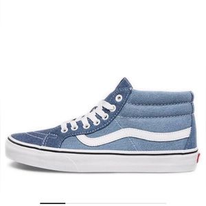 Vans SK8 Mid Reissue Two Tone Canvas Sneaker Womens 7 Mens 5.5